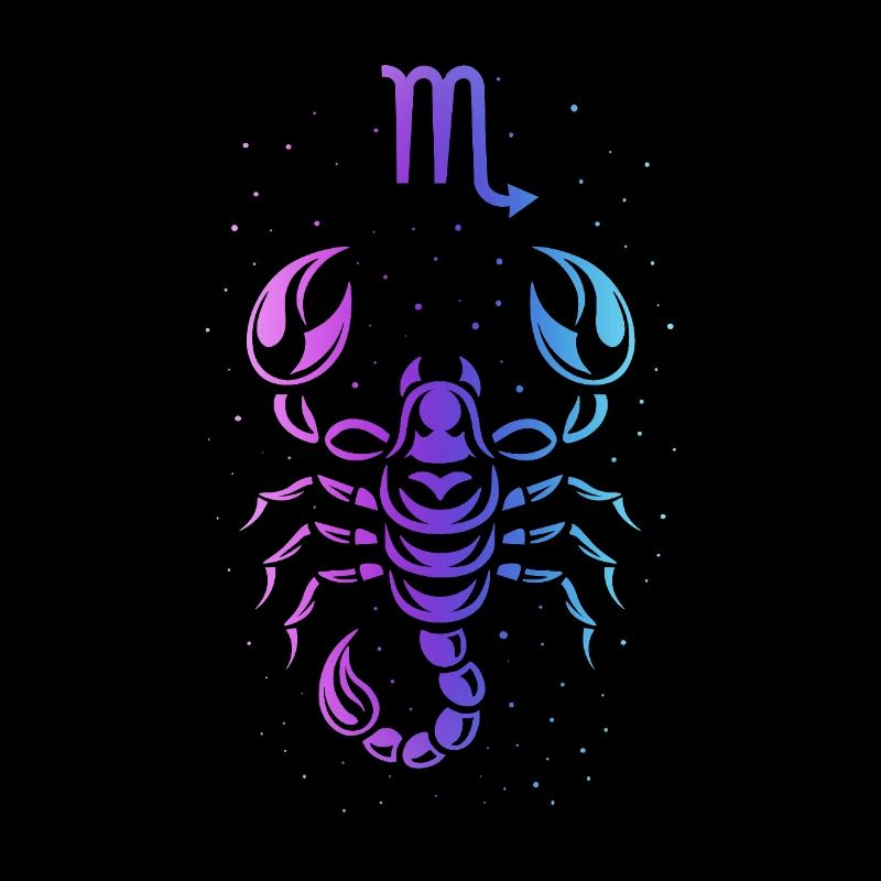 Signe du Signe du Scorpion – Néon intense