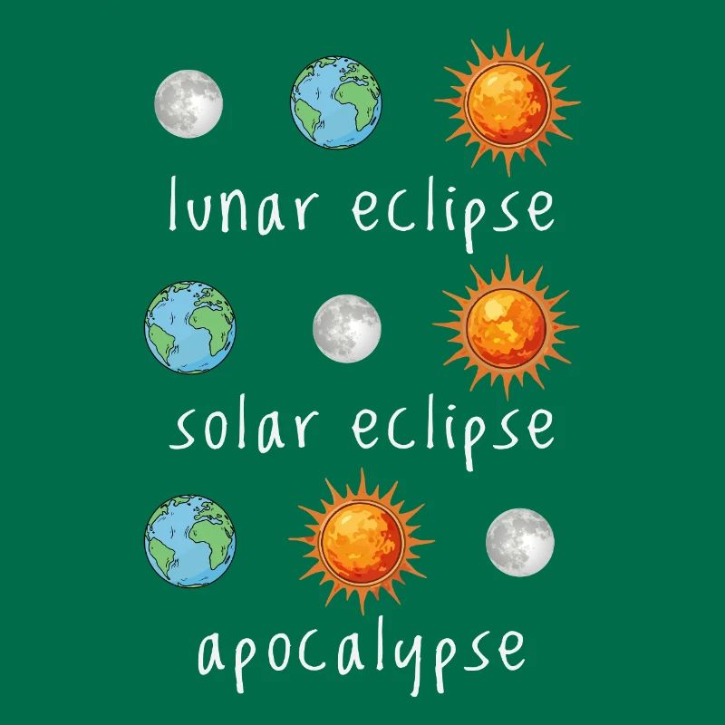 Lunar Eclipse Solar Eclipse Apocalypse Humor