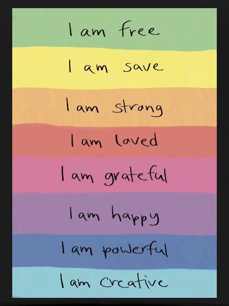 Rainbow Affirmations Shirt