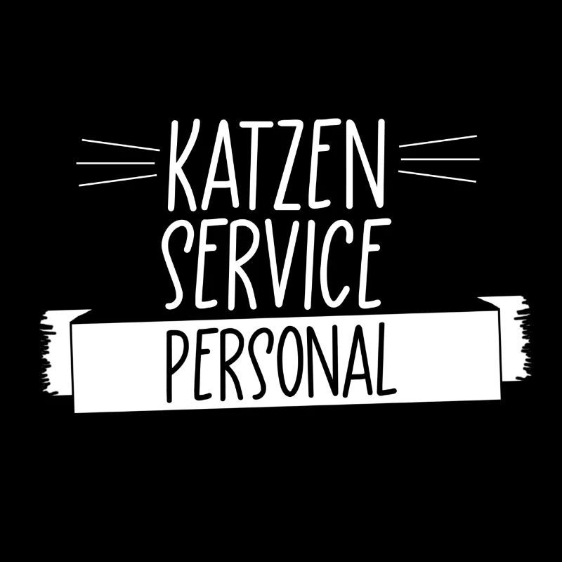 Geschenkidee Katzen Service Personal