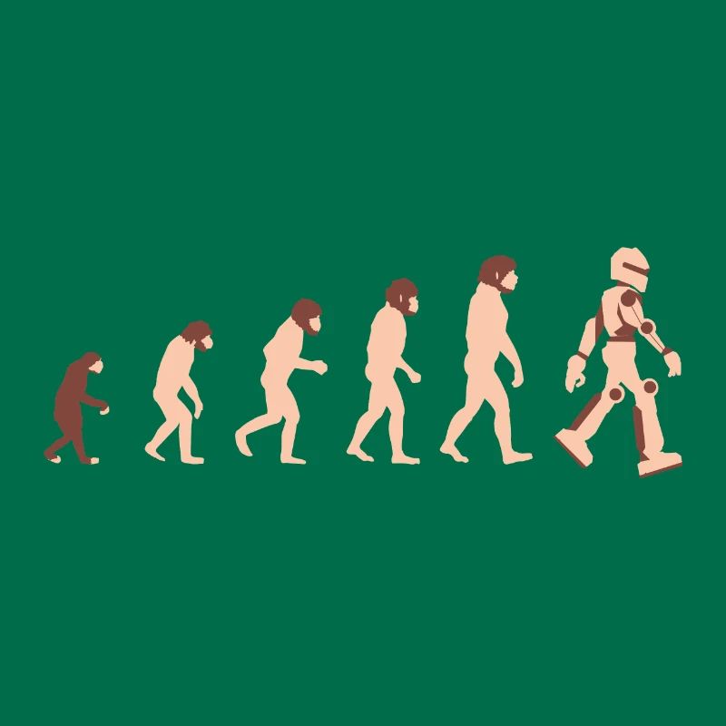 Theory of Evolution Robot Future - Geschenkid