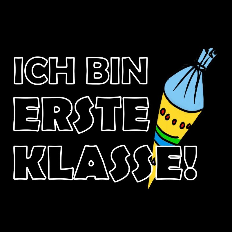 Ich bin erste Klasse! Schulanfänger-Shirt