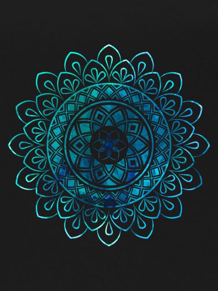 Mandala - Bleu