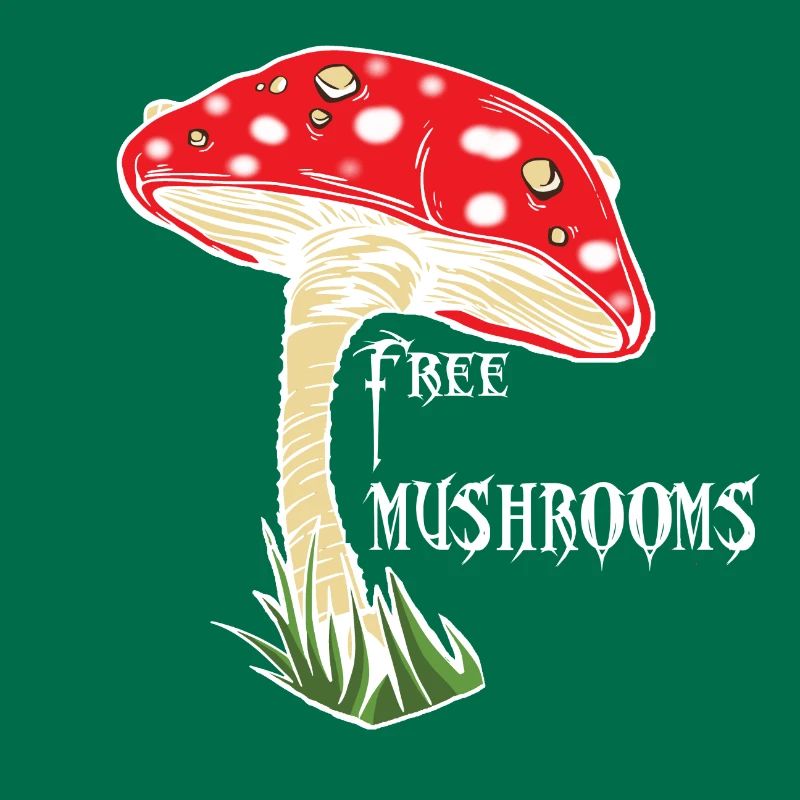 Toadstool, free mushrooms, witch magic, magic shirt