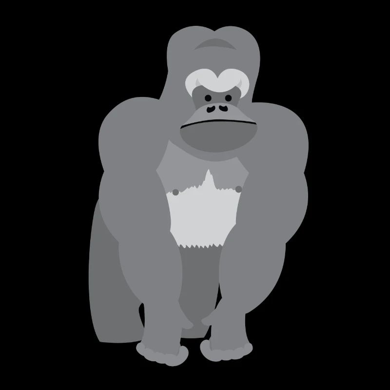 Great ape ridgeback Gorilla