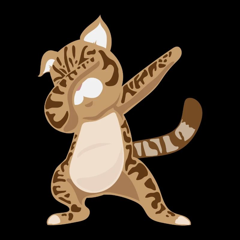 Cat Dabbing Bengal Cat Gift Idea