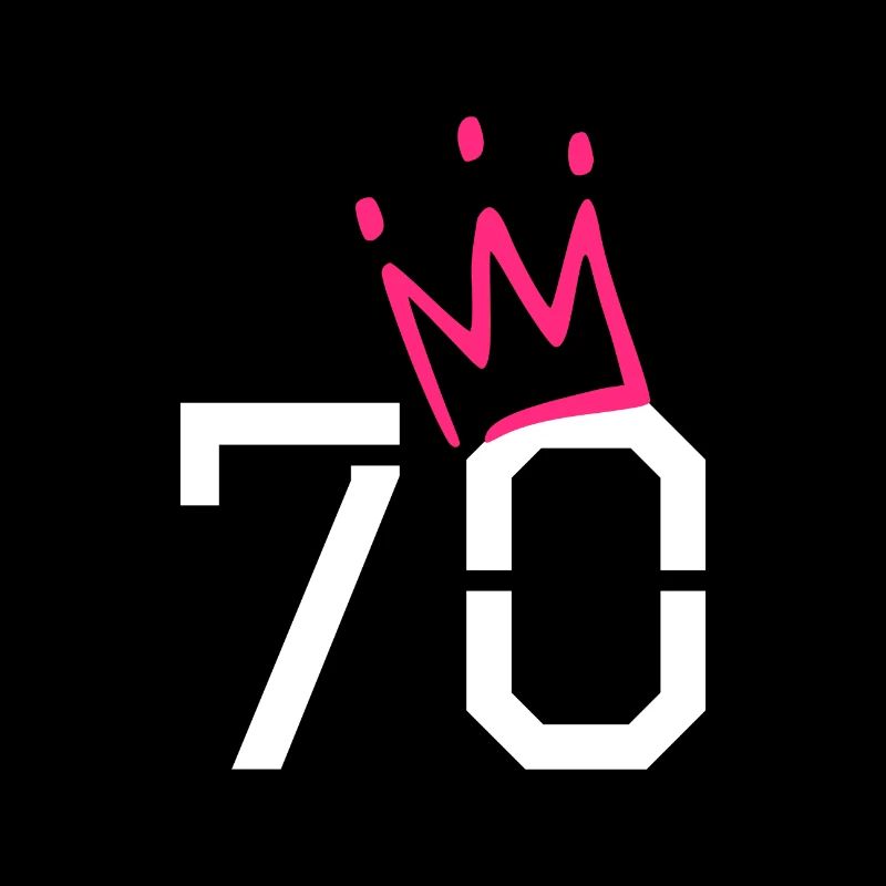 70. Geburtstag 70 Krone Oma Opa Geschenk