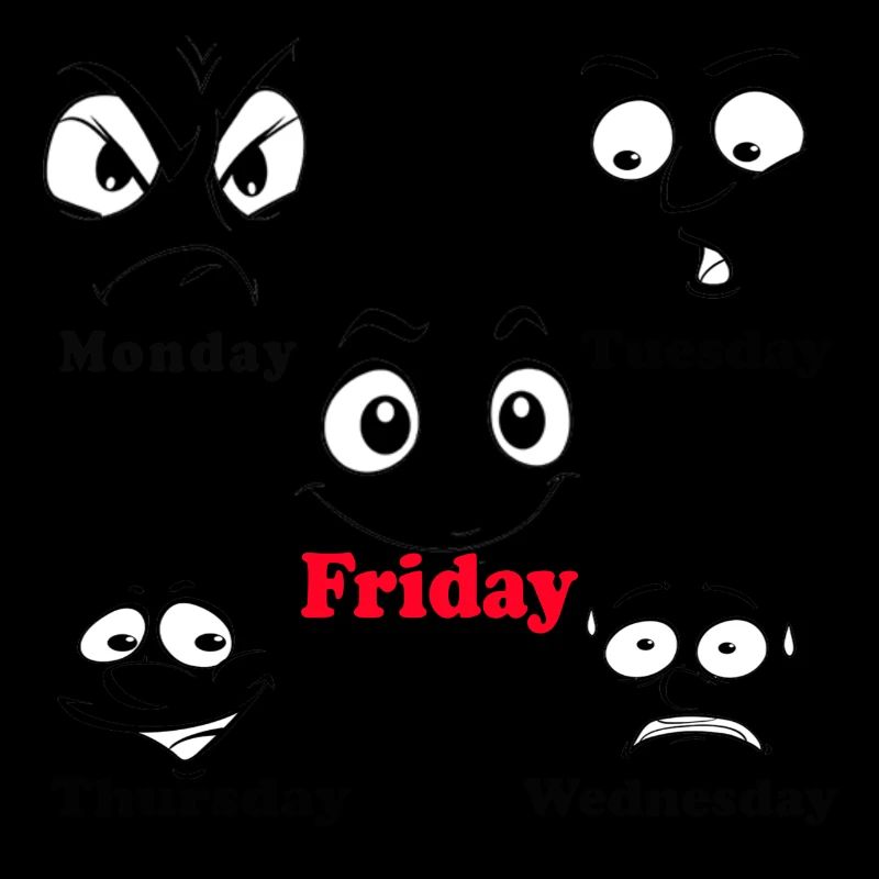 My Working Week funny fun Faces
