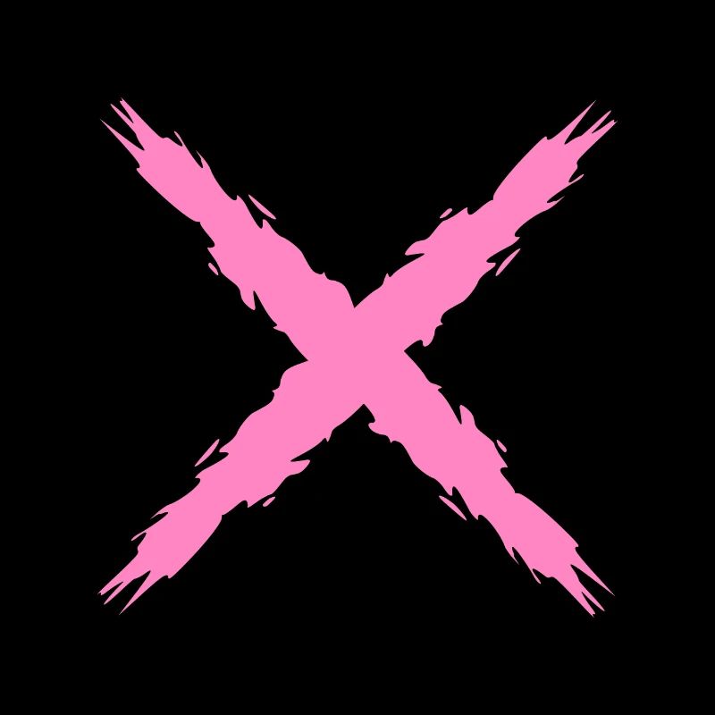 Kreuz Rosa