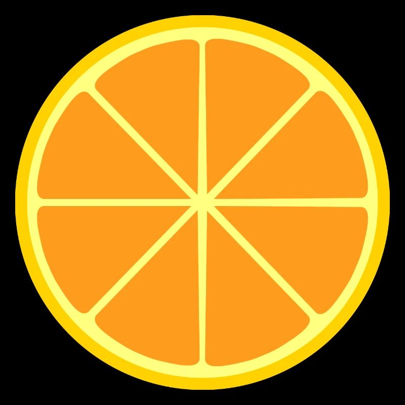 Orange fruit fruit design to personalize