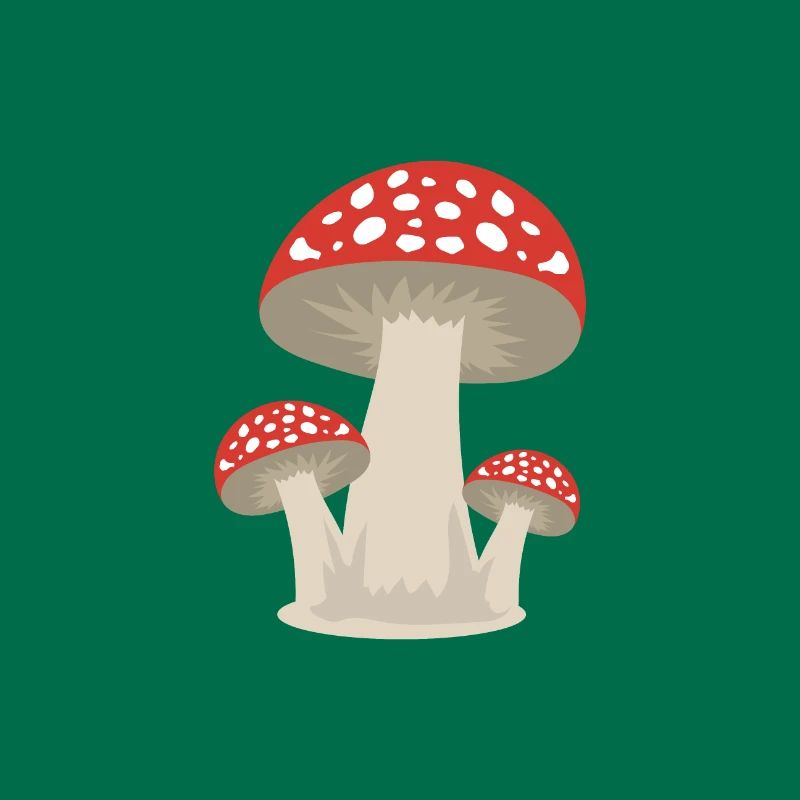 Pilz Glückspilz Wald Geschenkidee