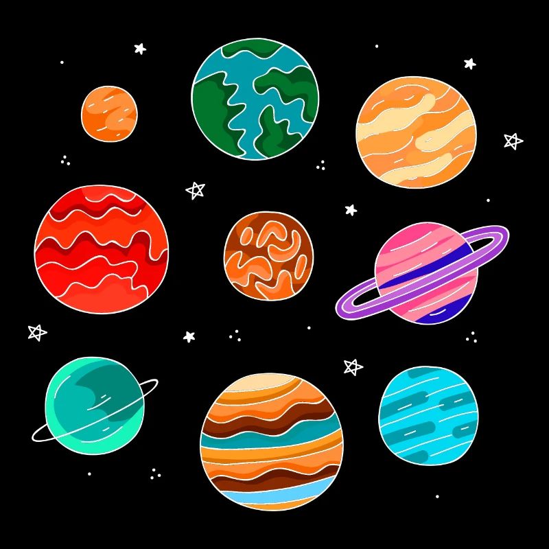 Solar system with planets solar system universe