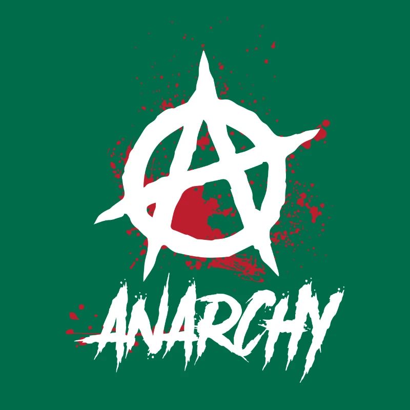 Anarchy Anarchy Symbol Logo Geschenk