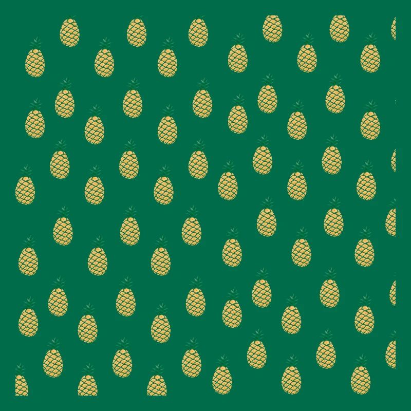 Pineapples Pattern, Tropical Fruit Lover Gift