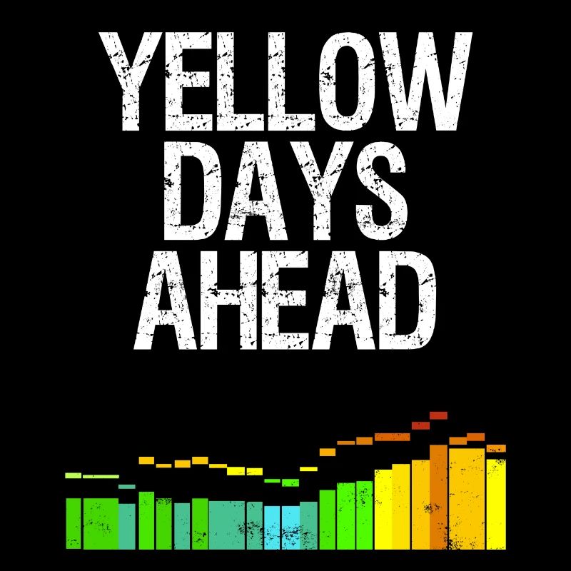 Kite Surf Spruch Yellow Days Windsurfen Geschenk