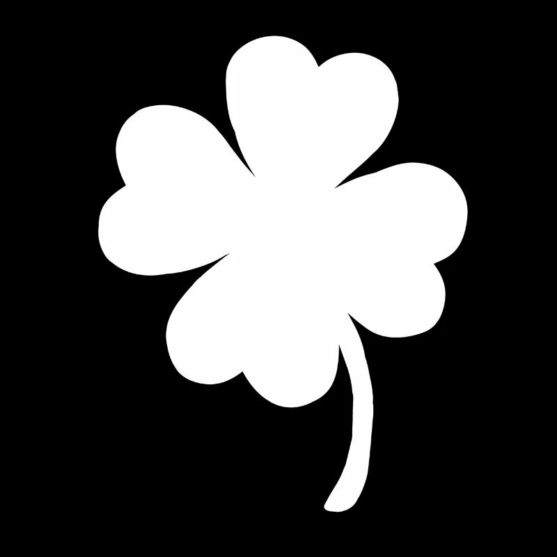 Trèfle à quatre feuilles Au nouvel an Trèfle de la fortune