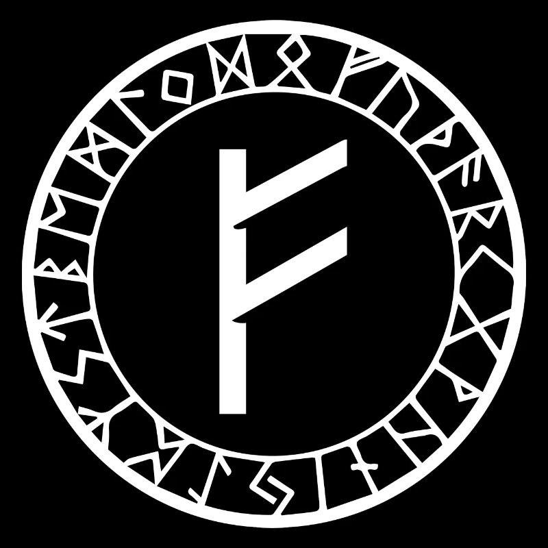 Fehu rune runic alphabet Furthark
