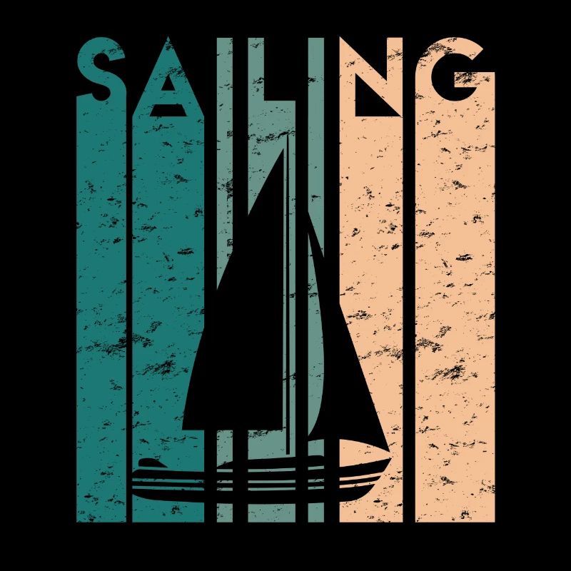 Retro Sailor Sailing Regatta Gift Sailboat