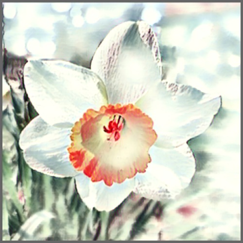 Narzissen Osterglocken Blume Blüte blumig floral - Regenschirm (klein)