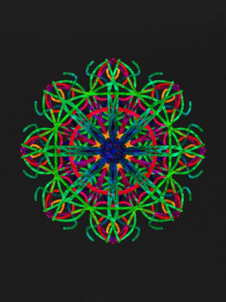 Geometric flower