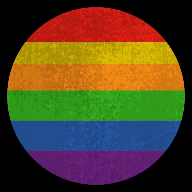 Pride Flag Vintage Rainbow