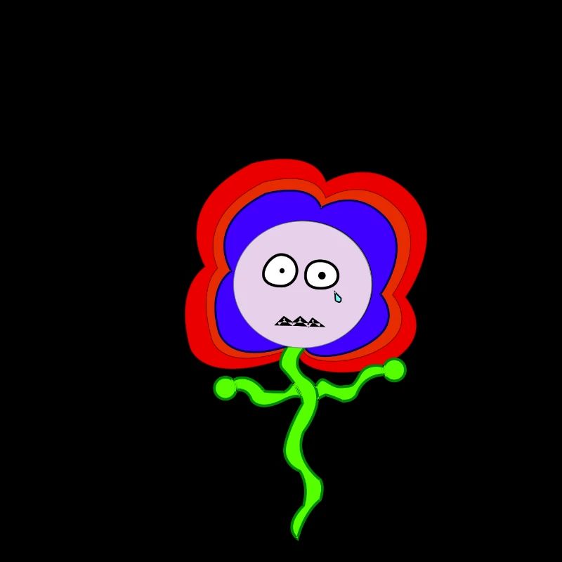 fleur triste