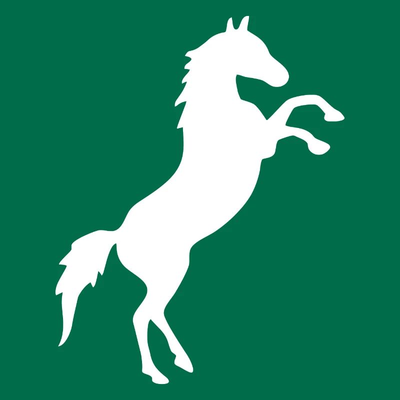 Élevage de chevaux blanc