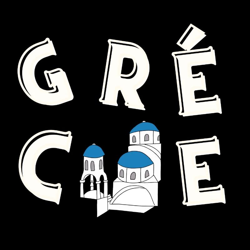 Grèce maison toit bleu vacances voyage