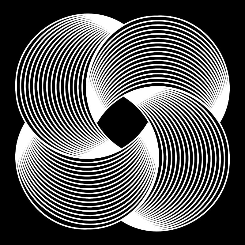 Weiße Grafik