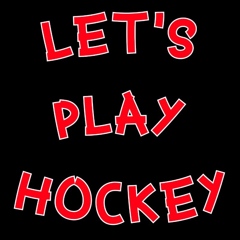 Let's play Hockey Original Geschenkidee Let's play