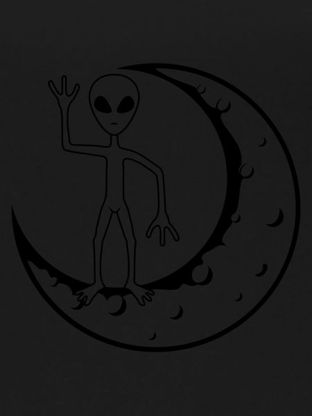 Standing Moon Alien beckons
