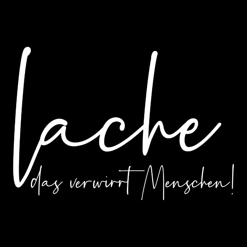 Lache das verwirrt Menschen