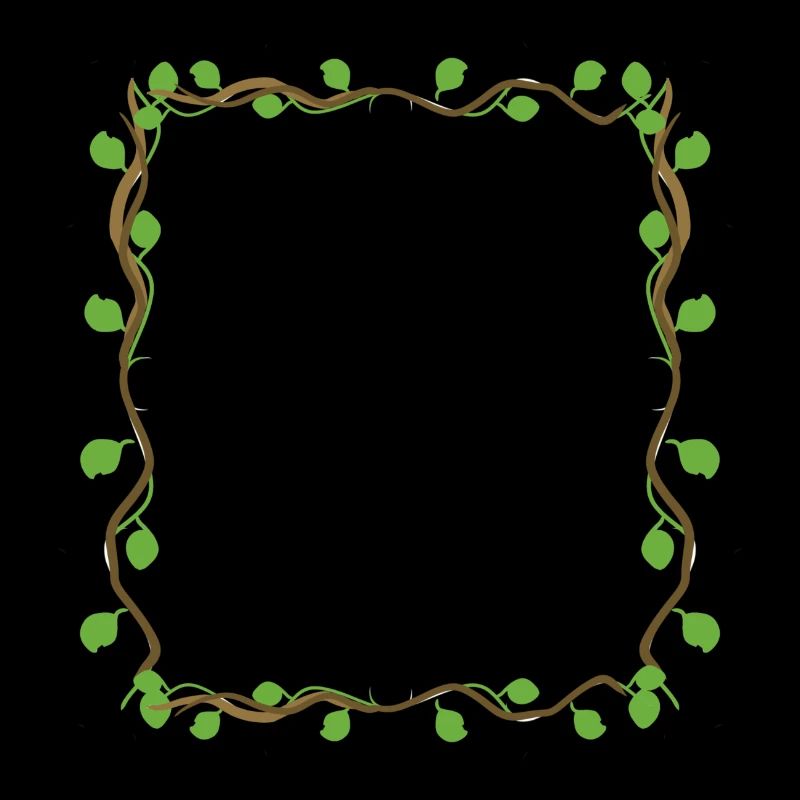 Leaves Square Shape Symbol Square