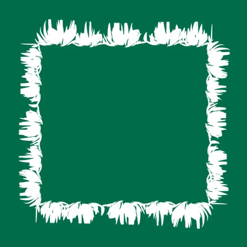 square square frame grass