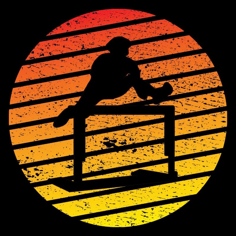 Hurdles Athletics Gift Hurdler