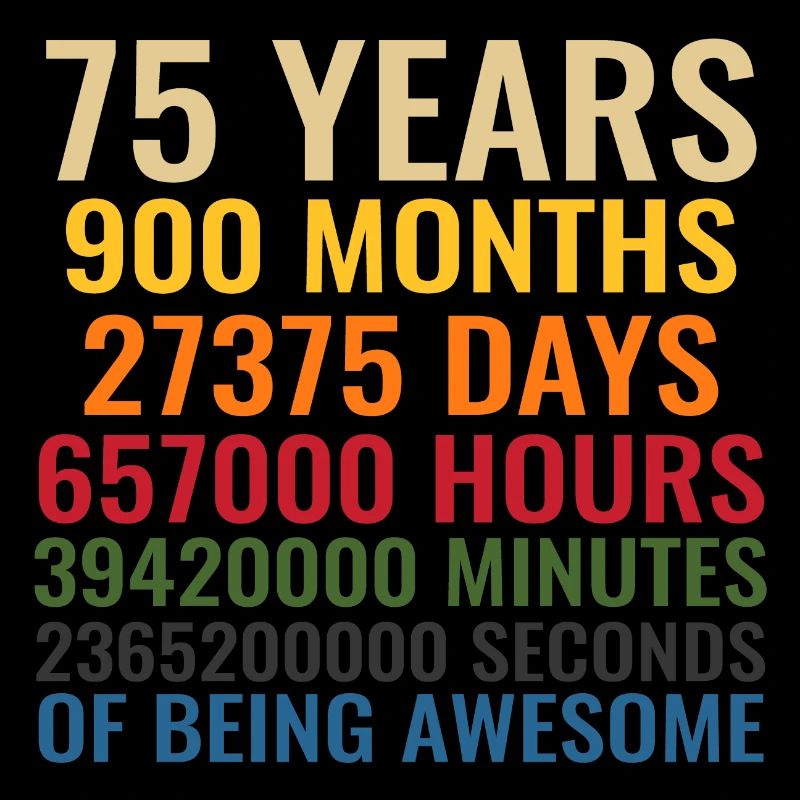 75 ans
