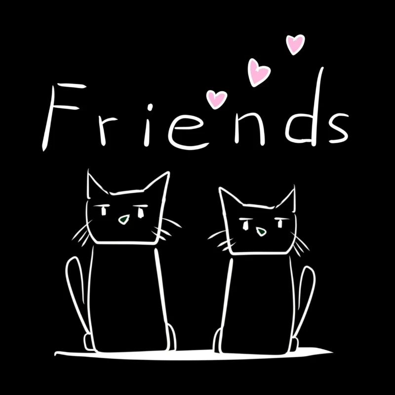 Freunde Freund Freundschaft Katzen Katze