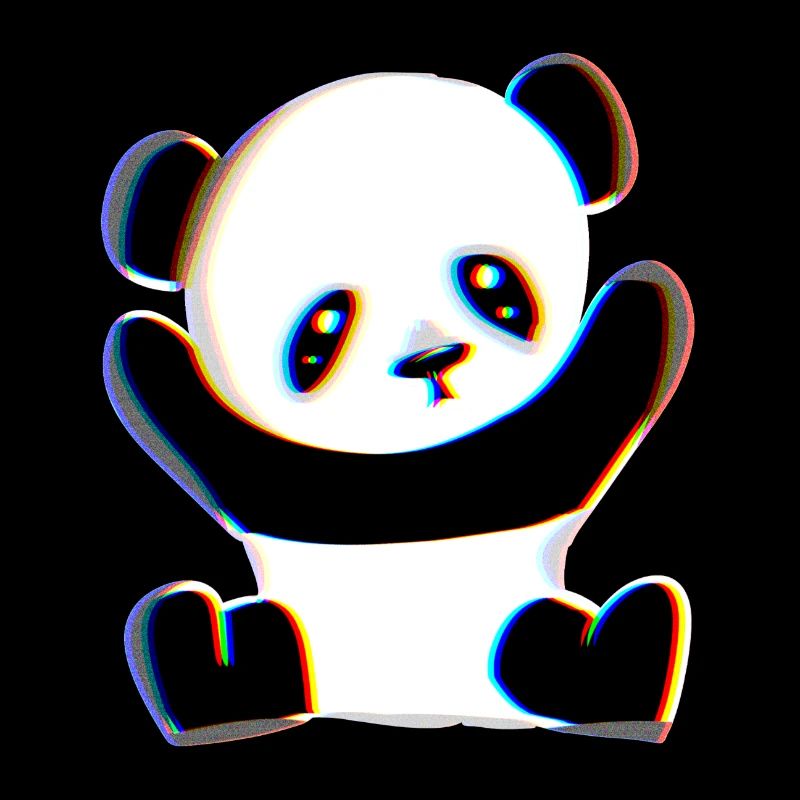 panda symbole animal ours douce étreinte
