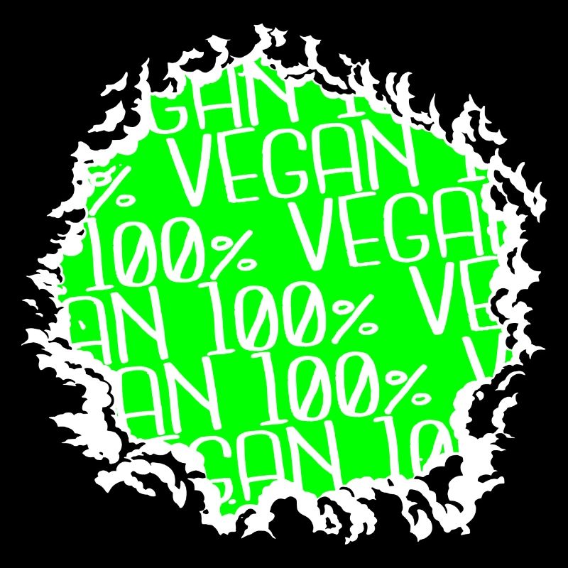 bday végétalien à base de plantes vegan présente une blague