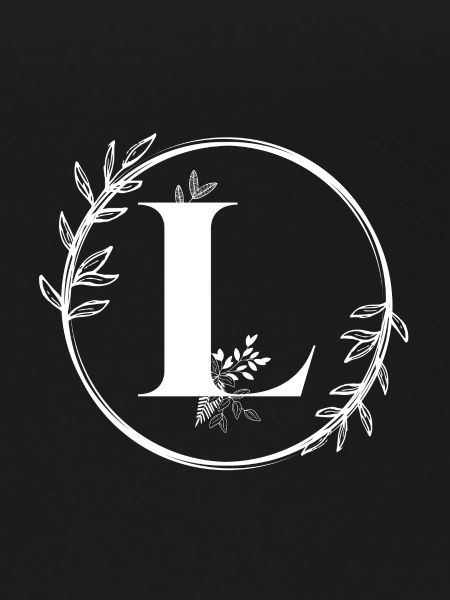 Letter L Floral