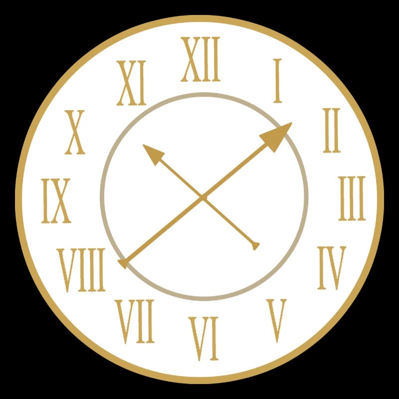 Horloge doree magique