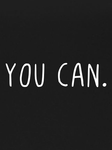 You can