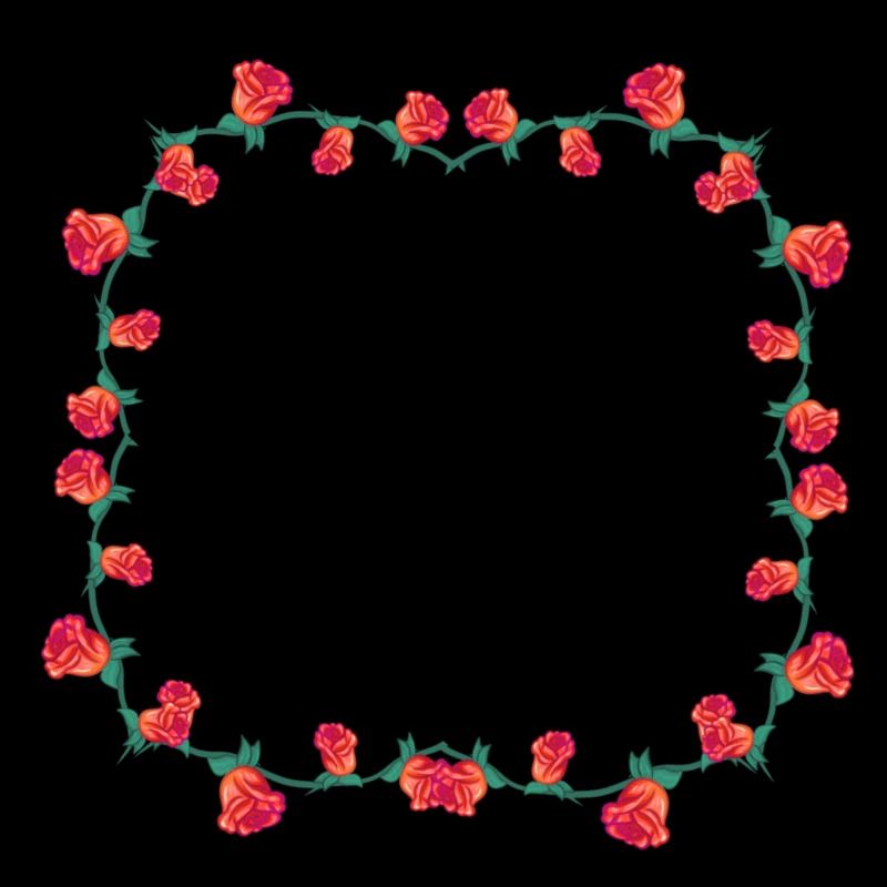 Cadre Rose Fleur Rose Fleurs Carré