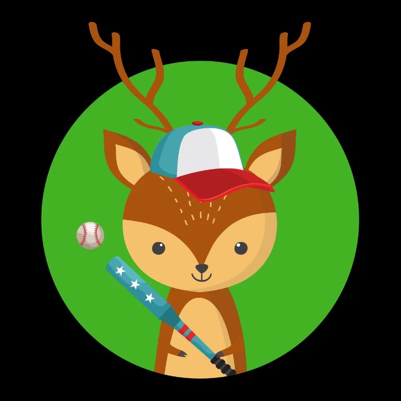Hirsche und Baseball