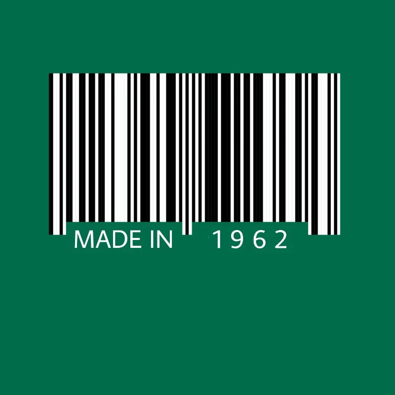 Made in 1962 Barcode Gift