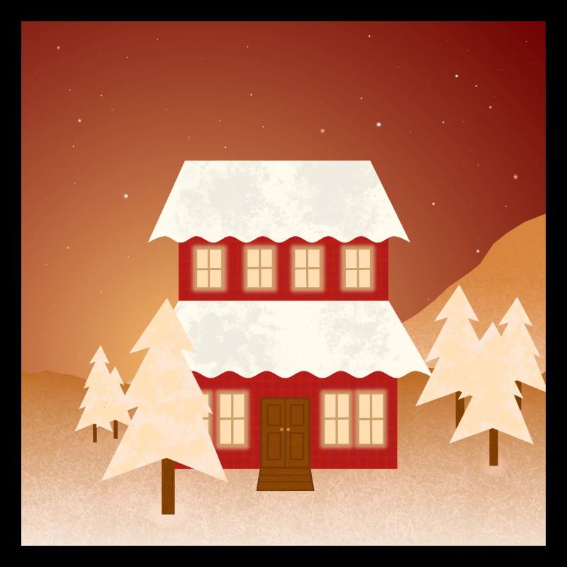 Paysage de Noël