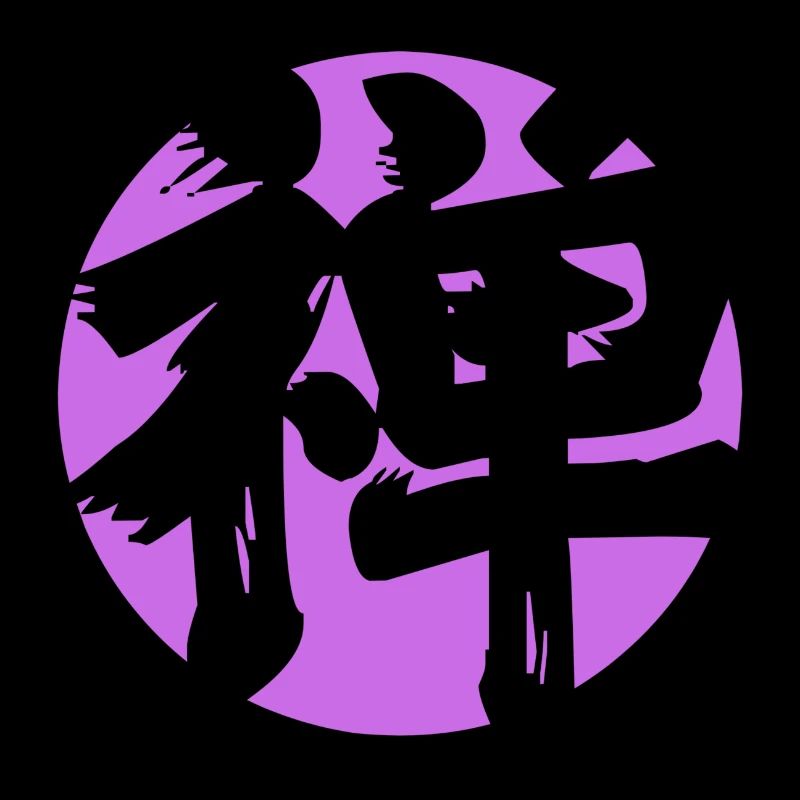 Zen Kanji Violet