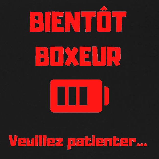 BIENTOT BOXEUR ROUGE