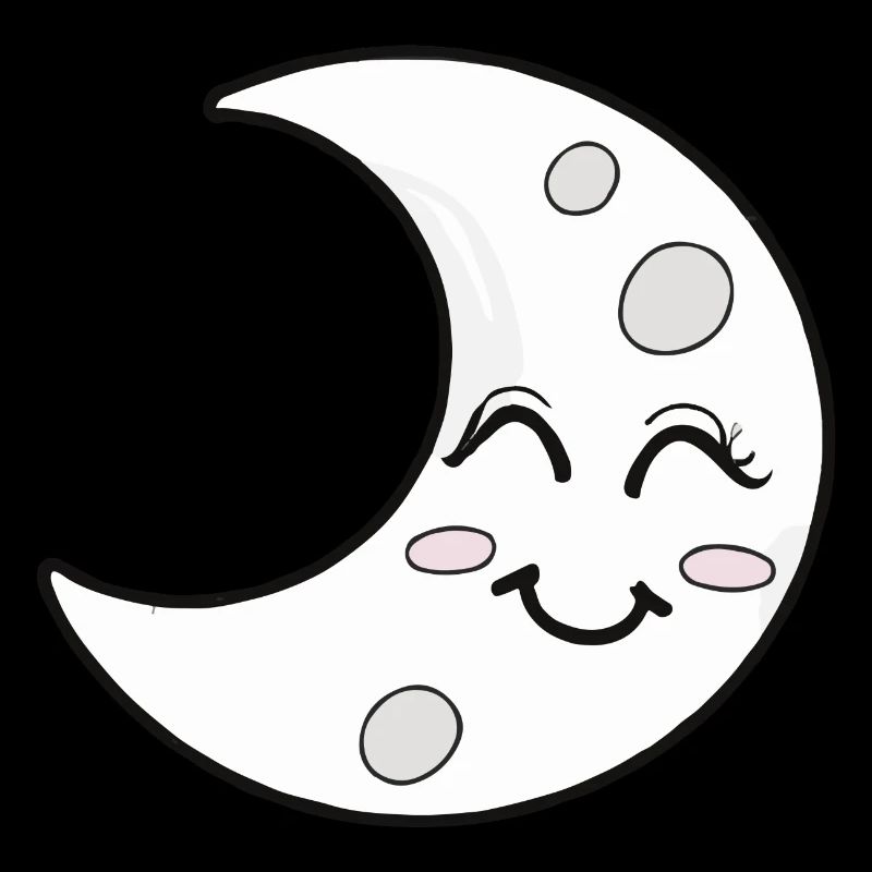 Moon Sleep Smile Happy Gift Idea