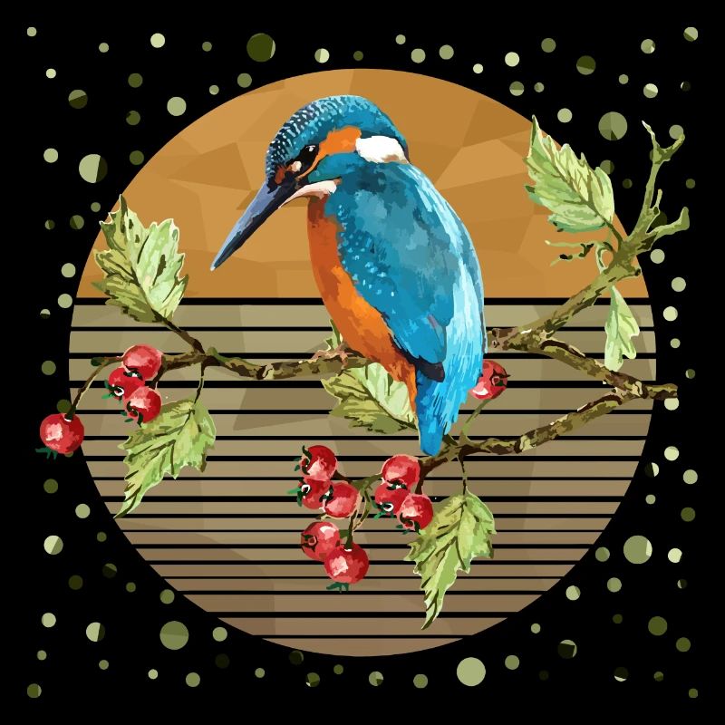 Bunter Vogel
